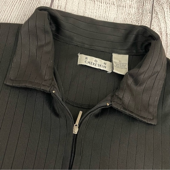 RON CHERESKIN Men’s Black Polyester Polo Shirt Size XL - Picture 3 of 8